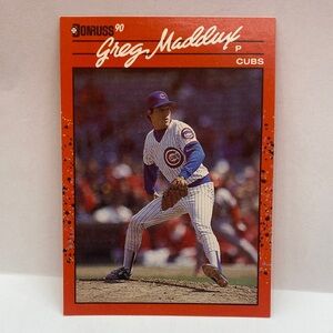 1990 Donruss Greg Maddux Cubs #158 (068)